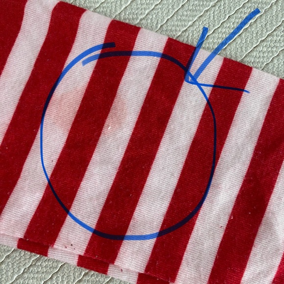 Dollie & Me Red and White Striped Christmas outfit matching set Girl’s Size 7 - Picture 8 of 11